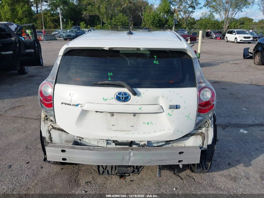 2013 Toyota Prius C Three VIN: JTDKDTB30D1557366 Lot: 43961184