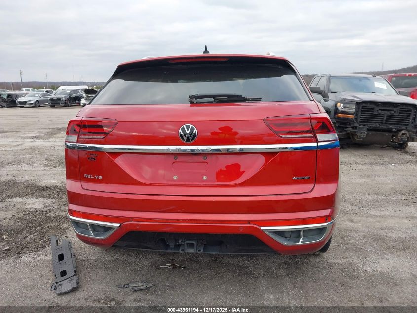 2023 Volkswagen Atlas Cross Sport 3.6L V6 Sel Premium R-Line VIN: 1V2FE2CA4PC206702 Lot: 43961194