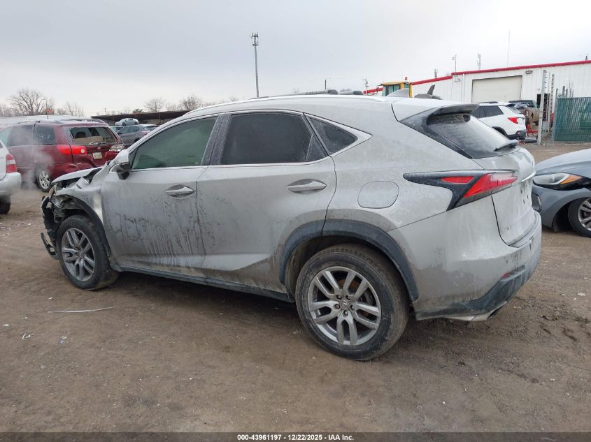 2016 Lexus Nx 200T VIN: JTJYARBZ2G2044318 Lot: 43961197