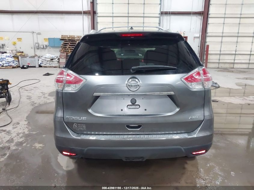 2016 Nissan Rogue S VIN: KNMAT2MV1GP648042 Lot: 43961198