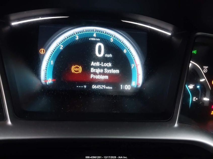 2016 Honda Civic Ex VIN: 19XFC2F78GE236012 Lot: 43961201