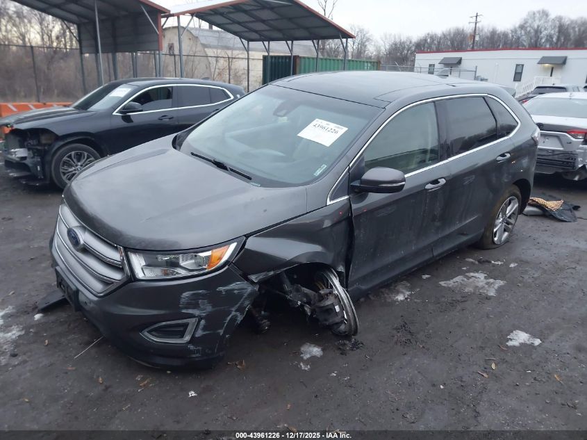 2015 Ford Edge Titanium VIN: 2FMPK3K91FBB64611 Lot: 43961226