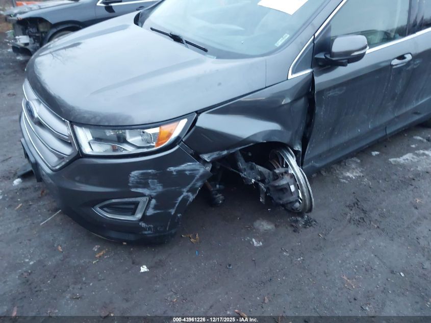 2015 Ford Edge Titanium VIN: 2FMPK3K91FBB64611 Lot: 43961226