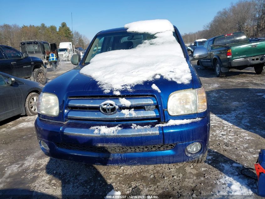 2005 Toyota Tundra Sr5 V8 VIN: 5TBET341X5S471569 Lot: 43961237