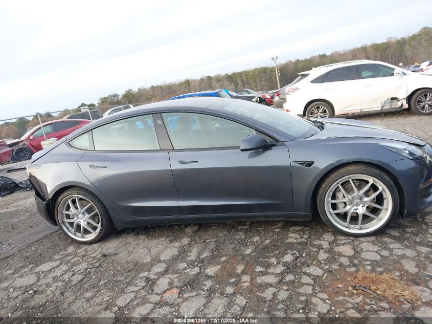 2023 Tesla Model 3 Rear-Wheel Drive VIN: 5YJ3E1EA7PF452870 Lot: 43961259