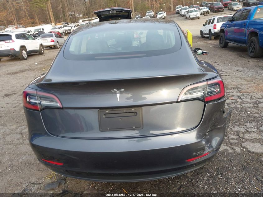 2023 Tesla Model 3 Rear-Wheel Drive VIN: 5YJ3E1EA7PF452870 Lot: 43961259