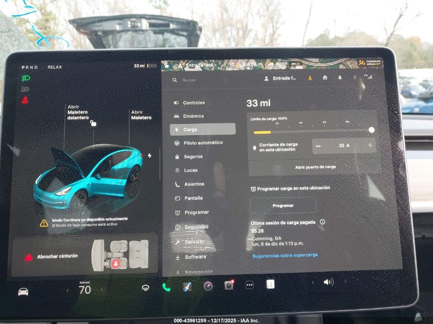 2023 Tesla Model 3 Rear-Wheel Drive VIN: 5YJ3E1EA7PF452870 Lot: 43961259