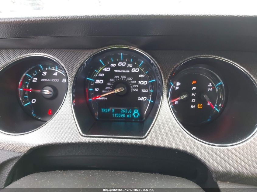 2012 Ford Taurus Sho VIN: 1FAHP2KT0CG138821 Lot: 43961265