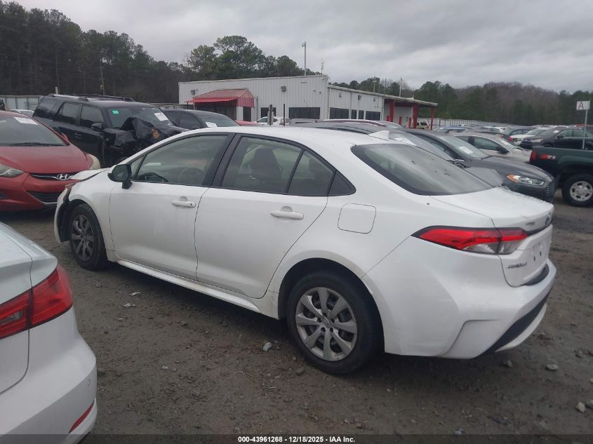 2020 Toyota Corolla Le VIN: JTDEPRAE1LJ036150 Lot: 43961268