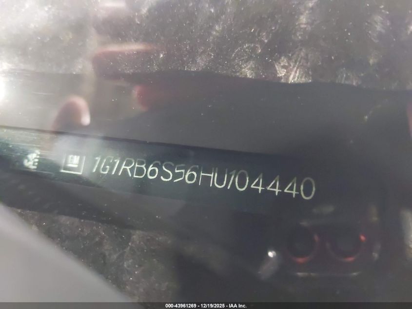 2017 Chevrolet Volt Premier VIN: 1G1RB6S56HU104440 Lot: 43961269