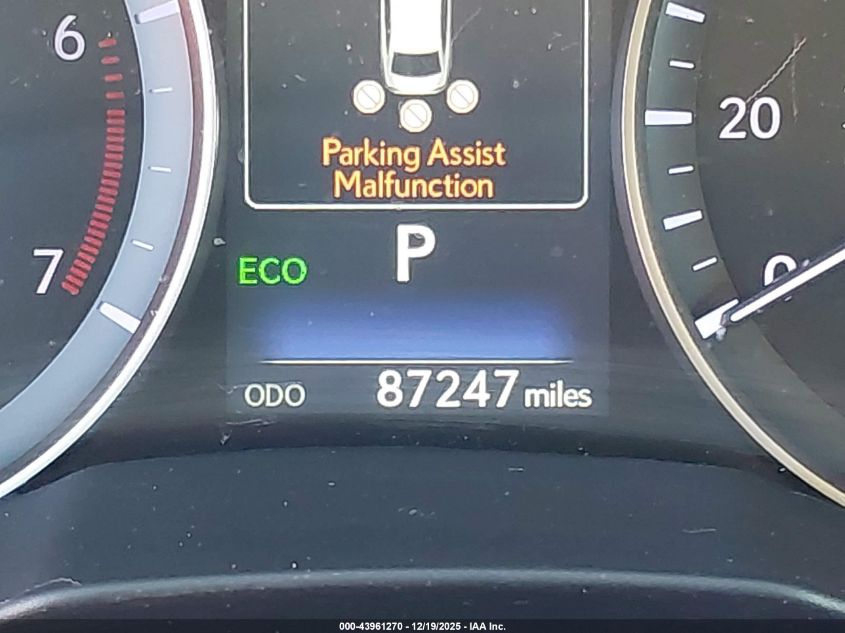 2018 Lexus Es 350 VIN: 58ABK1GG4JU101987 Lot: 43961270