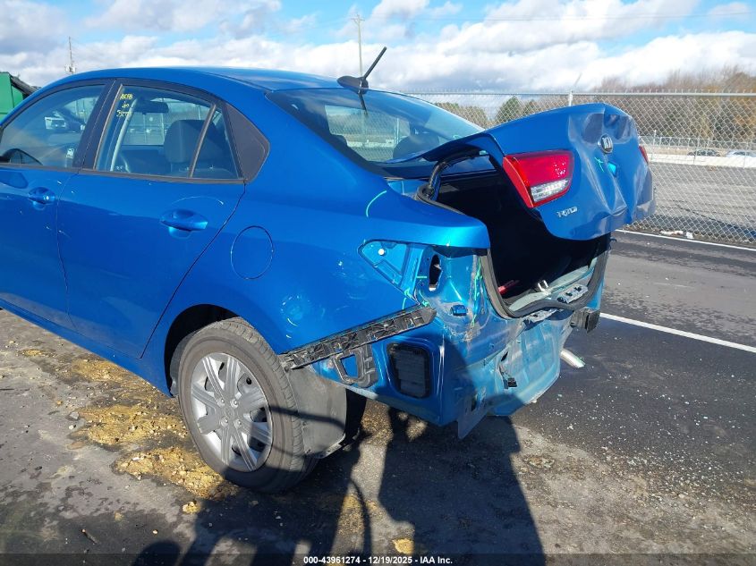 2021 Kia Rio S VIN: 3KPA24ADXME430610 Lot: 43961274