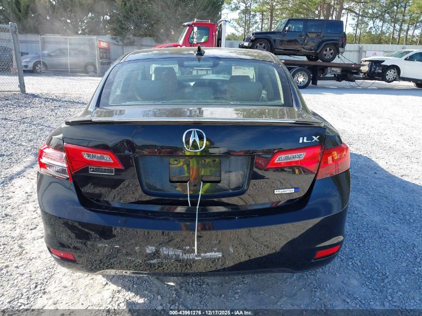 2013 Acura Ilx Hybrid 1.5L VIN: 19VDE3F76DE300236 Lot: 43961276