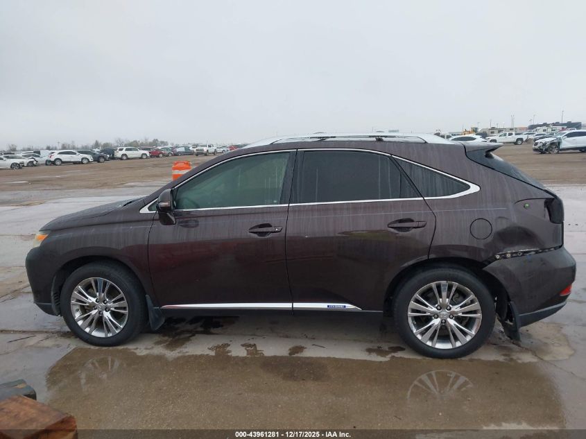 2013 Lexus Rx 450H VIN: JTJBC1BA3D2054797 Lot: 43961281