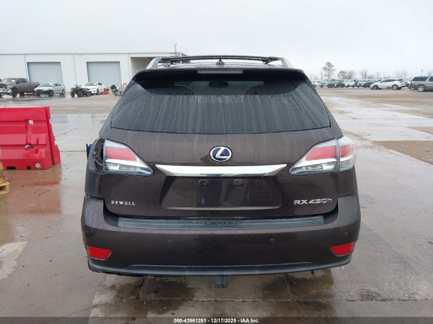 2013 Lexus Rx 450H VIN: JTJBC1BA3D2054797 Lot: 43961281
