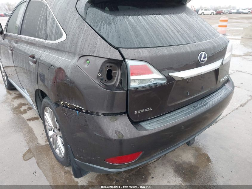 2013 Lexus Rx 450H VIN: JTJBC1BA3D2054797 Lot: 43961281