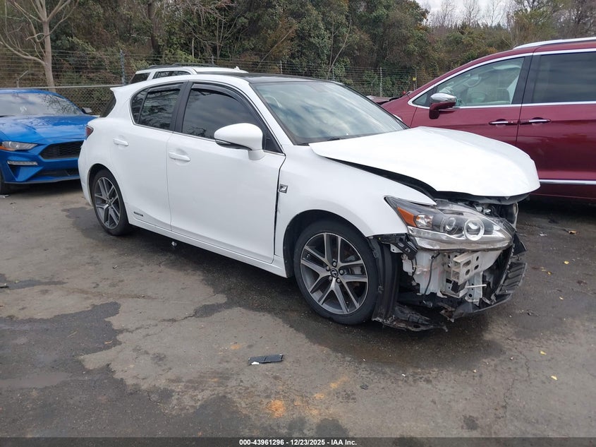 JTHKD5BH2G2256070 2016 Lexus Ct 200H auction photo 1