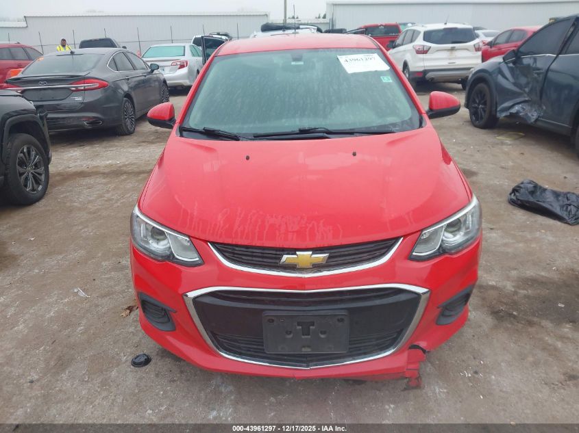 2019 Chevrolet Sonic Lt Auto VIN: 1G1JD5SB4K4131800 Lot: 43961297