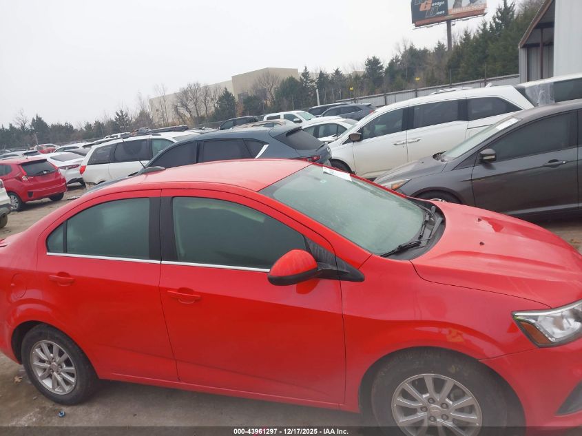 2019 Chevrolet Sonic Lt Auto VIN: 1G1JD5SB4K4131800 Lot: 43961297