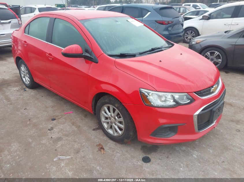 2019 Chevrolet Sonic Lt Auto VIN: 1G1JD5SB4K4131800 Lot: 43961297