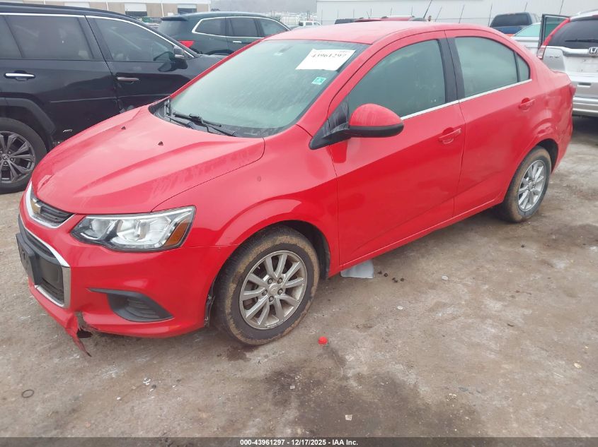 2019 Chevrolet Sonic Lt Auto VIN: 1G1JD5SB4K4131800 Lot: 43961297