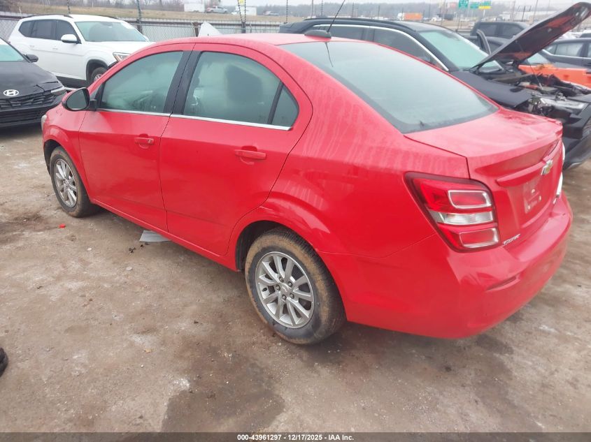 2019 Chevrolet Sonic Lt Auto VIN: 1G1JD5SB4K4131800 Lot: 43961297