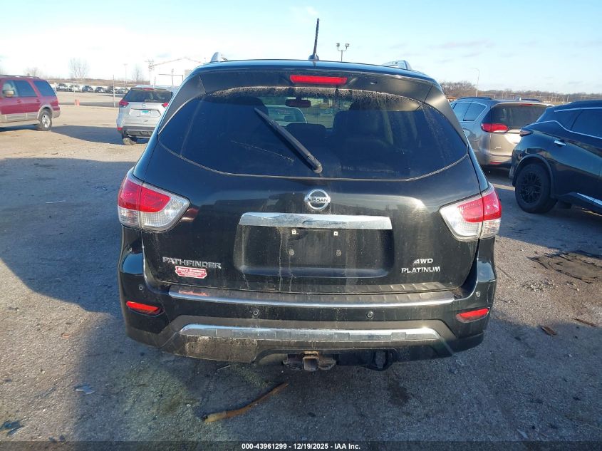 2015 Nissan Pathfinder Platinum VIN: 5N1AR2MM5FC605248 Lot: 43961299