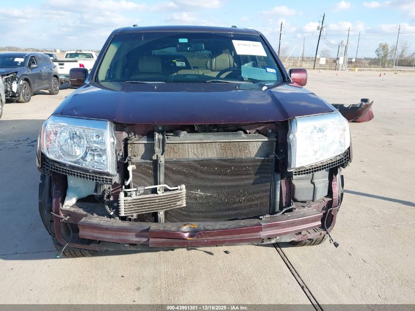 2010 Honda Pilot Ex-L VIN: 5FNYF3H69AB009391 Lot: 43961301