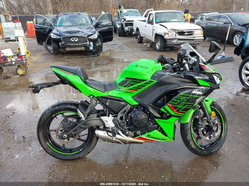 2023 Kawasaki Ex650 P VIN: ML5EXEP16PDA96519 Lot: 43961310