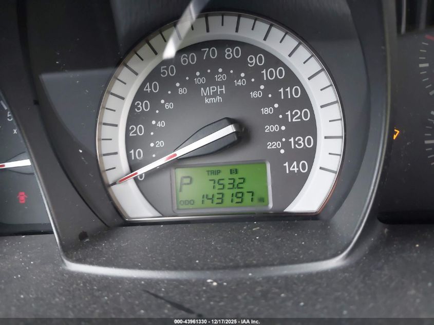 2007 Kia Spectra5 Sx VIN: KNAFE161375004720 Lot: 43961330