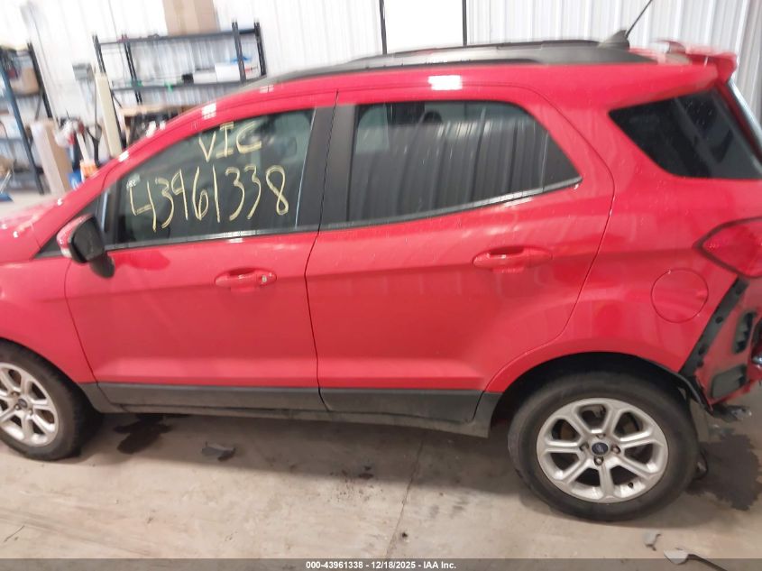 2020 Ford Ecosport Se VIN: MAJ3S2GE7LC330098 Lot: 43961338