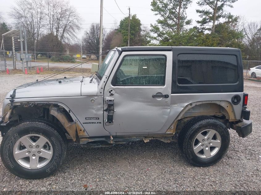 2014 Jeep Wrangler Sport VIN: 1C4AJWAG9EL268969 Lot: 43961354