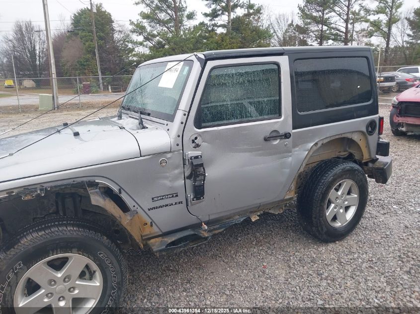 2014 Jeep Wrangler Sport VIN: 1C4AJWAG9EL268969 Lot: 43961354