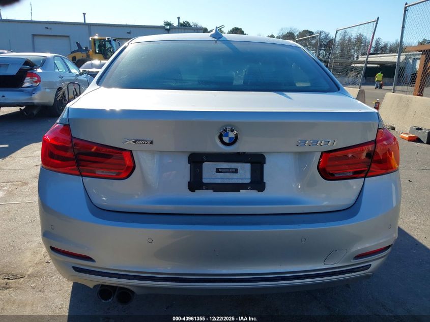 2018 BMW 330I xDrive VIN: WBA8D9C53JEM33994 Lot: 43961355