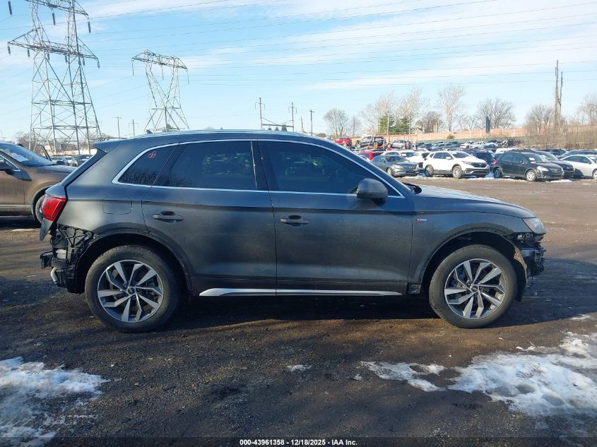 2022 Audi Q5 Premium Plus 45 Tfsi S Line Quattro S Tronic VIN: WA1EAAFY4N2050010 Lot: 43961358