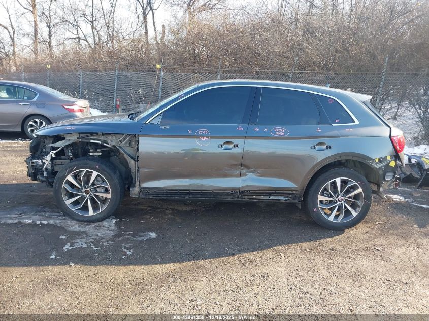 2022 Audi Q5 Premium Plus 45 Tfsi S Line Quattro S Tronic VIN: WA1EAAFY4N2050010 Lot: 43961358