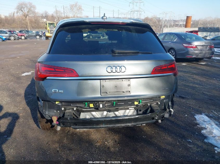2022 Audi Q5 Premium Plus 45 Tfsi S Line Quattro S Tronic VIN: WA1EAAFY4N2050010 Lot: 43961358