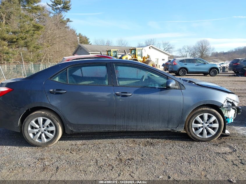 2014 Toyota Corolla Le VIN: 2T1BURHE0EC075294 Lot: 43961372