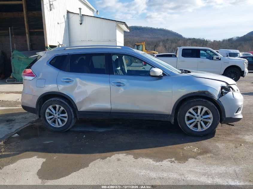 2015 Nissan Rogue Sv VIN: KNMAT2MV9FP572276 Lot: 43961373