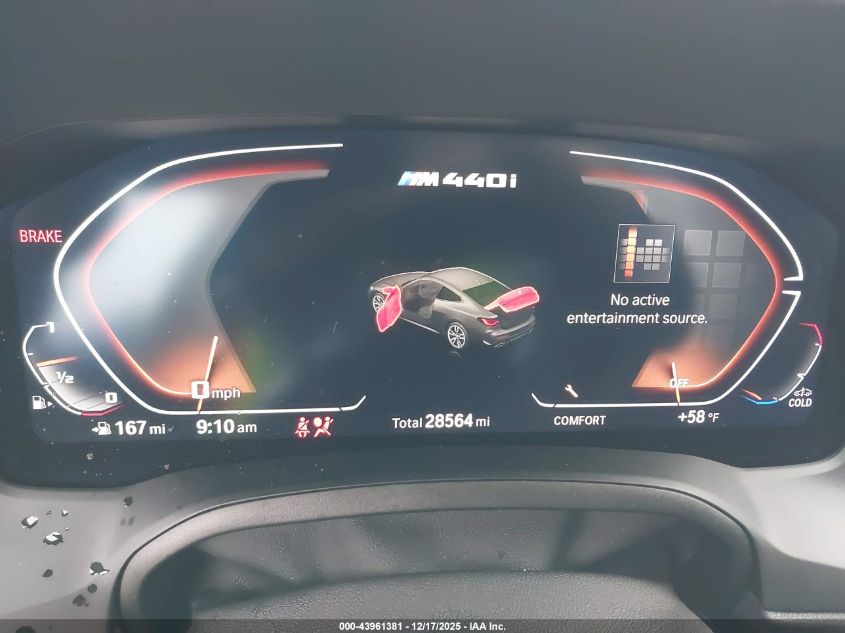 2023 BMW M440I VIN: WBA83AP05PCL39350 Lot: 43961381