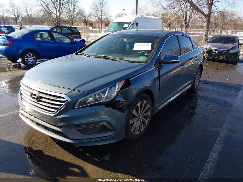 2017 Hyundai Sonata Sport VIN: 5NPE34AF7HH461654 Lot: 43961394