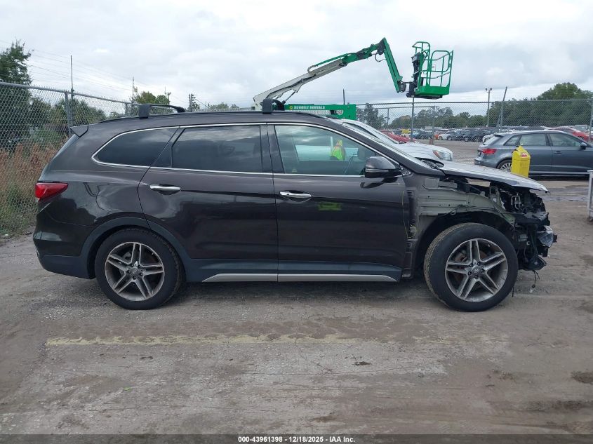 2017 Hyundai Santa Fe Limited Ultimate VIN: KM8SR4HF4HU183661 Lot: 43961398