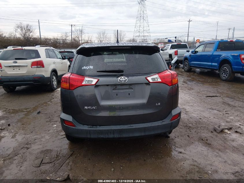 2015 Toyota Rav4 Le VIN: 2T3ZFREV4FW179078 Lot: 43961403