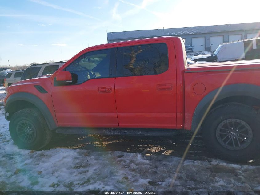 2019 Ford F-150 Raptor VIN: 1FTFW1RG2KFA00340 Lot: 43961407