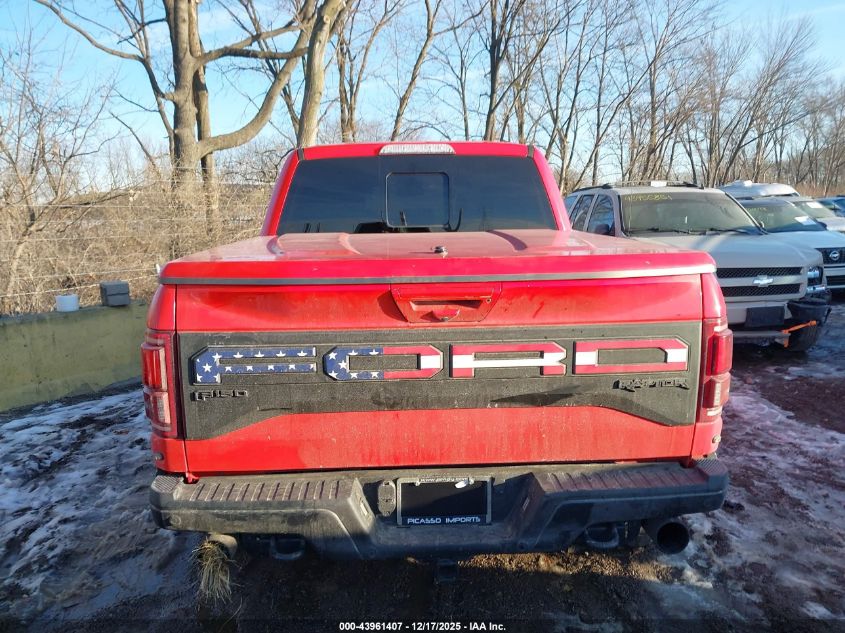 2019 Ford F-150 Raptor VIN: 1FTFW1RG2KFA00340 Lot: 43961407