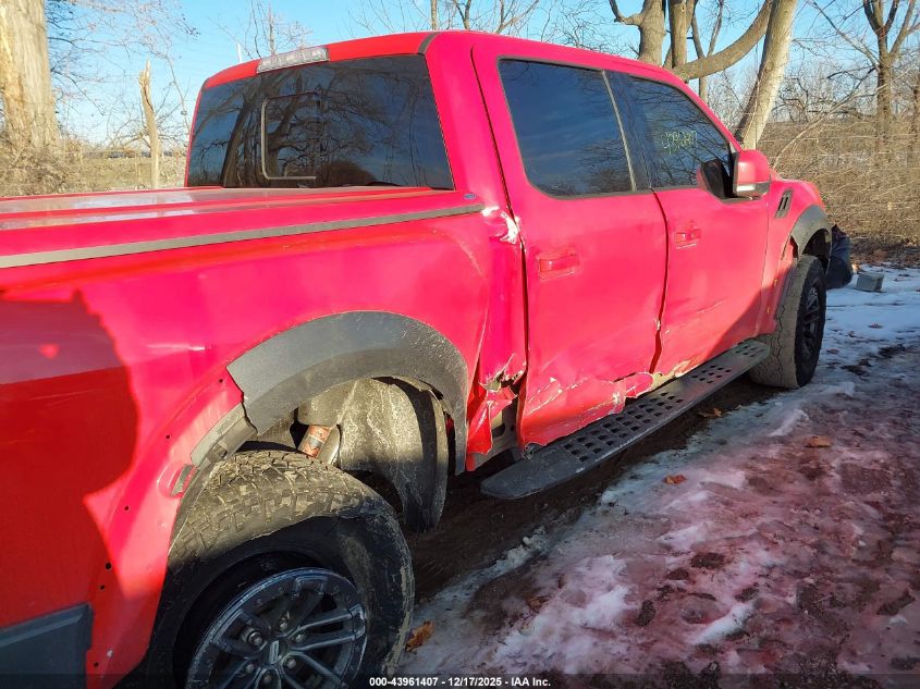 2019 Ford F-150 Raptor VIN: 1FTFW1RG2KFA00340 Lot: 43961407