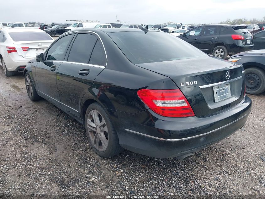 2013 Mercedes-Benz C 300 Luxury 4Matic VIN: WDDGF8AB0DA859106 Lot: 43961413