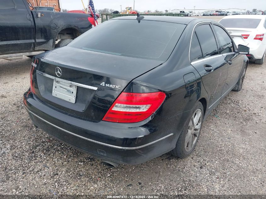 2013 Mercedes-Benz C 300 Luxury 4Matic VIN: WDDGF8AB0DA859106 Lot: 43961413