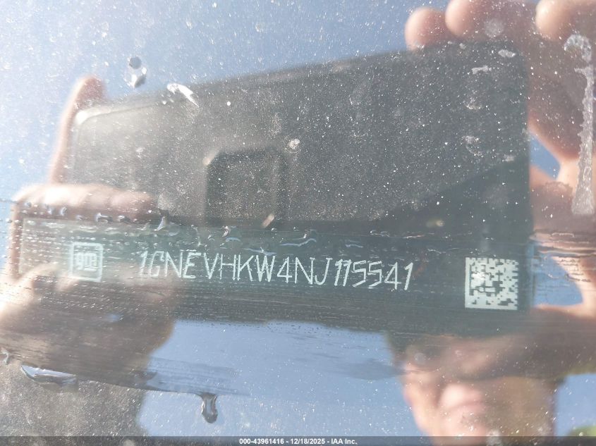 2022 Chevrolet Traverse Awd Lt Leather VIN: 1GNEVHKW4NJ115541 Lot: 44016924