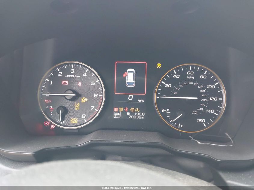 2025 Subaru Outback Wilderness VIN: 4S4BTGUD4S3115784 Lot: 43961428